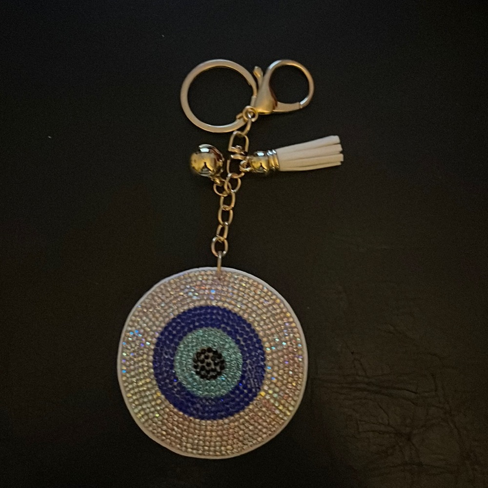 Evil eye keychain